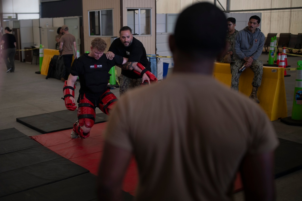 USS Tripoli Sailors Get OC spray