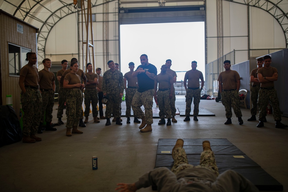 USS Tripoli Sailors Get OC spray