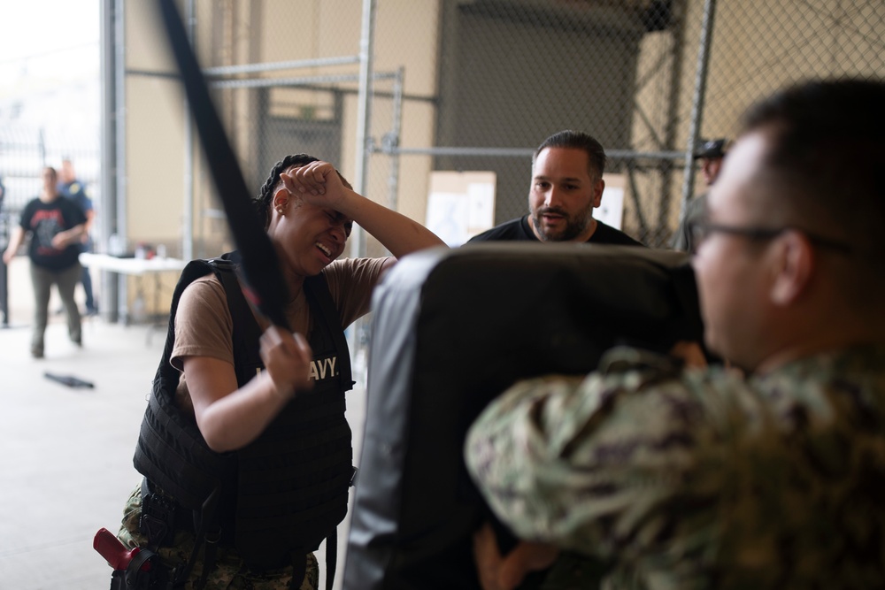 USS Tripoli Sailors Get OC spray