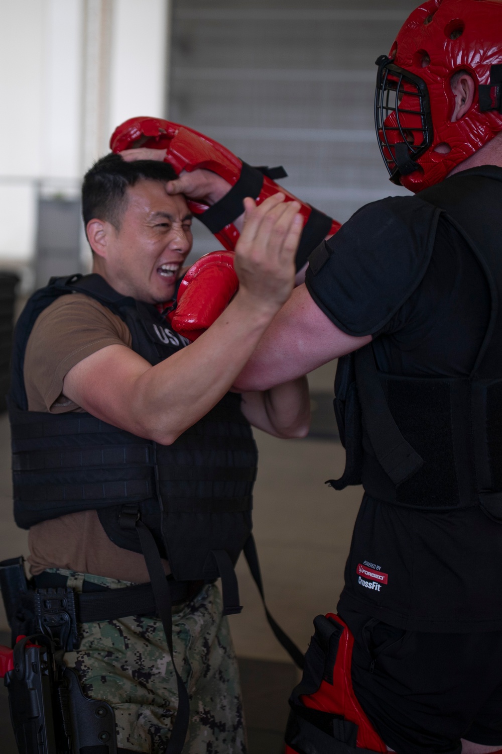 USS Tripoli Sailors Get OC spray