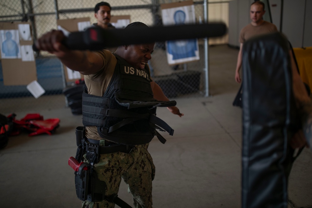 USS Tripoli Sailors Get OC spray