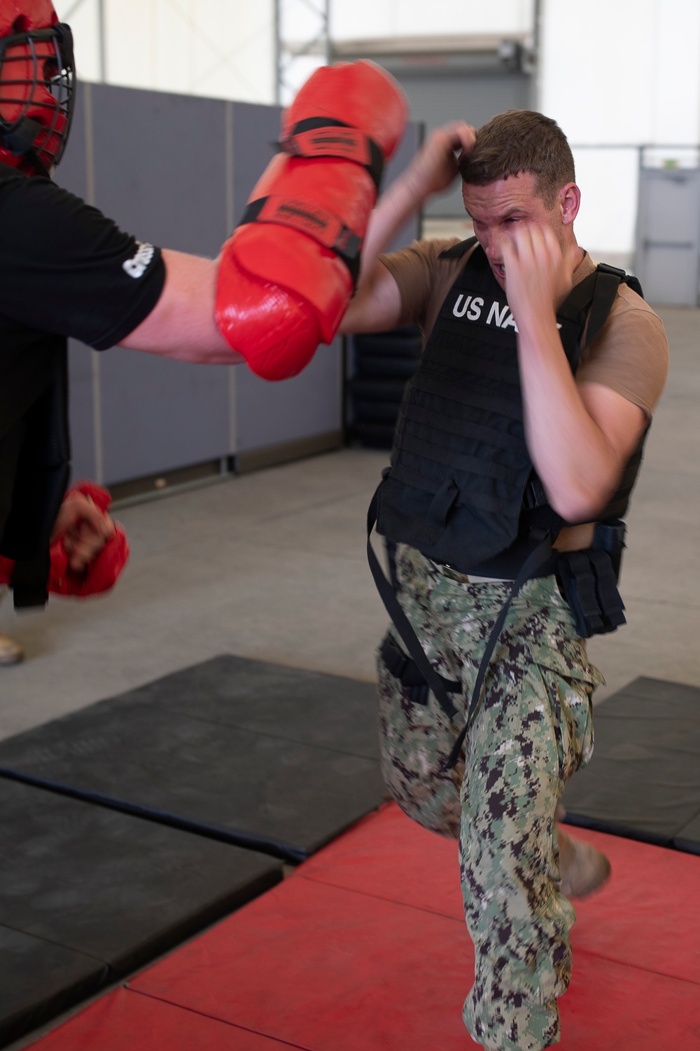 USS Tripoli Sailors Get OC spray