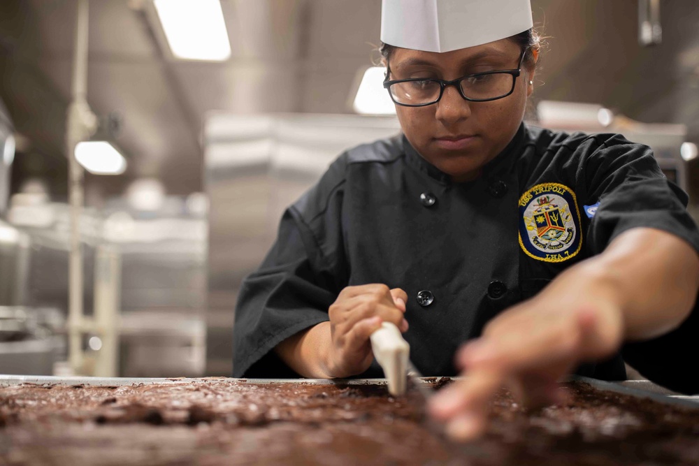 CS's cook in the galley
