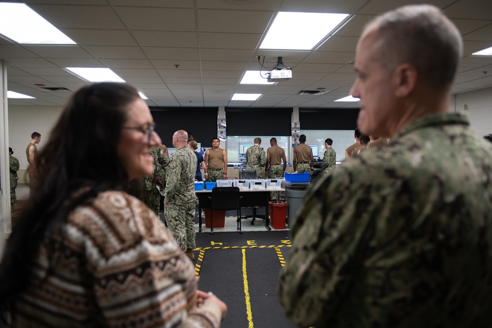 Rear Adm. Kevin Brown Visits NMRTC Great Lakes