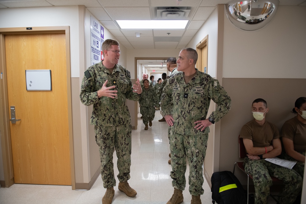 Rear Adm. Kevin Brown Visits NMRTC Great Lakes