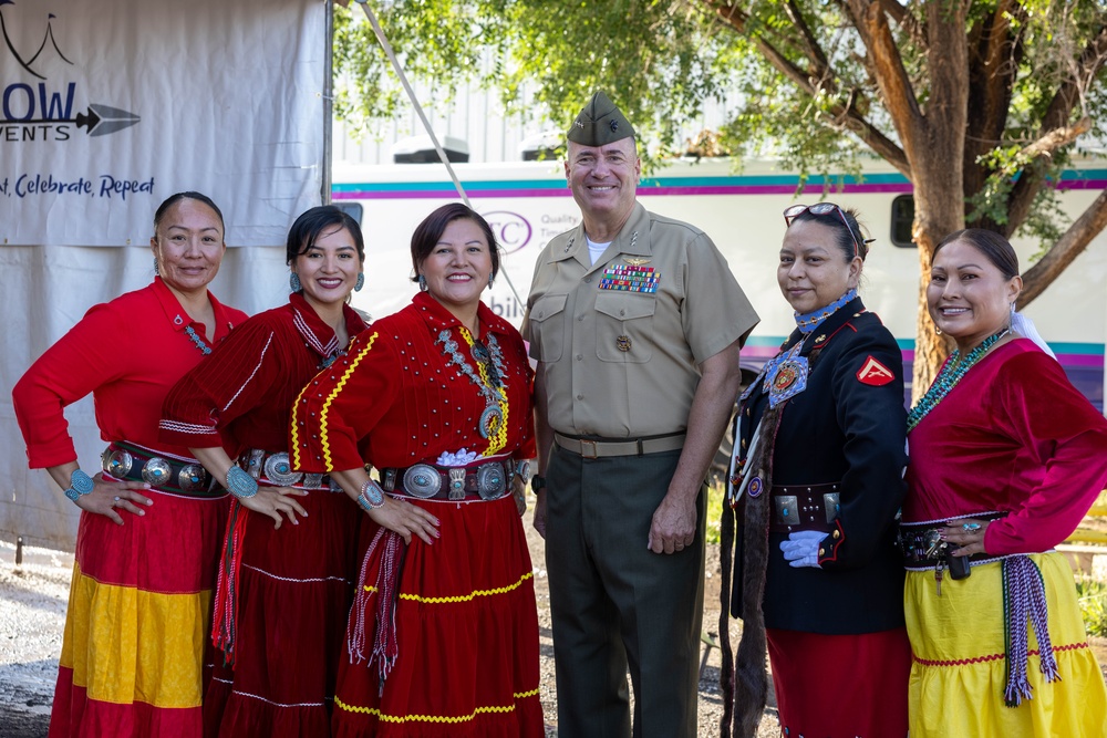 I Marine Expeditionary Force commanding general attends 2024 Navajo Code Talkers Day