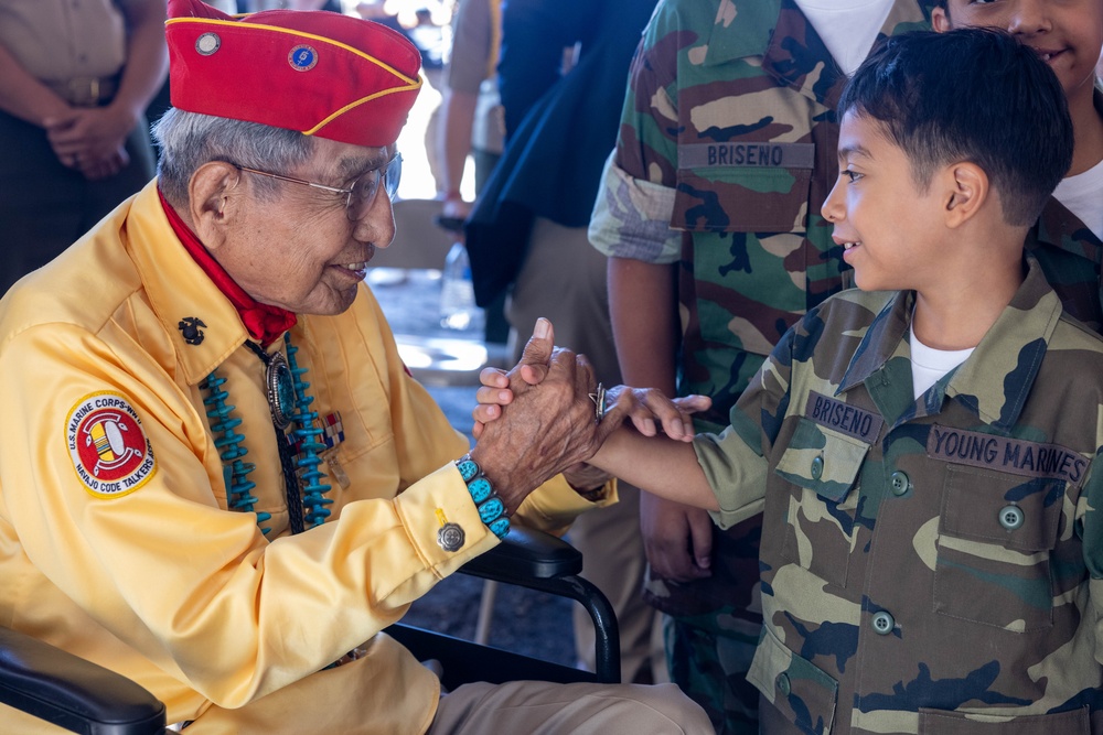 I Marine Expeditionary Force commanding general attends 2024 Navajo Code Talkers Day