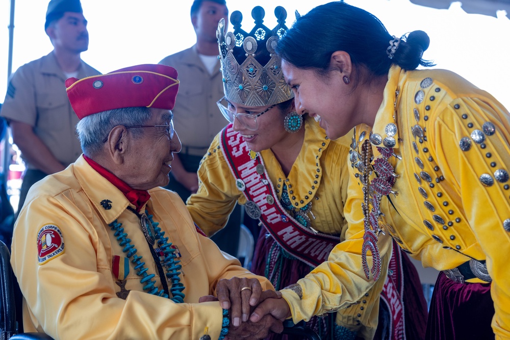 I Marine Expeditionary Force commanding general attends 2024 Navajo Code Talkers Day