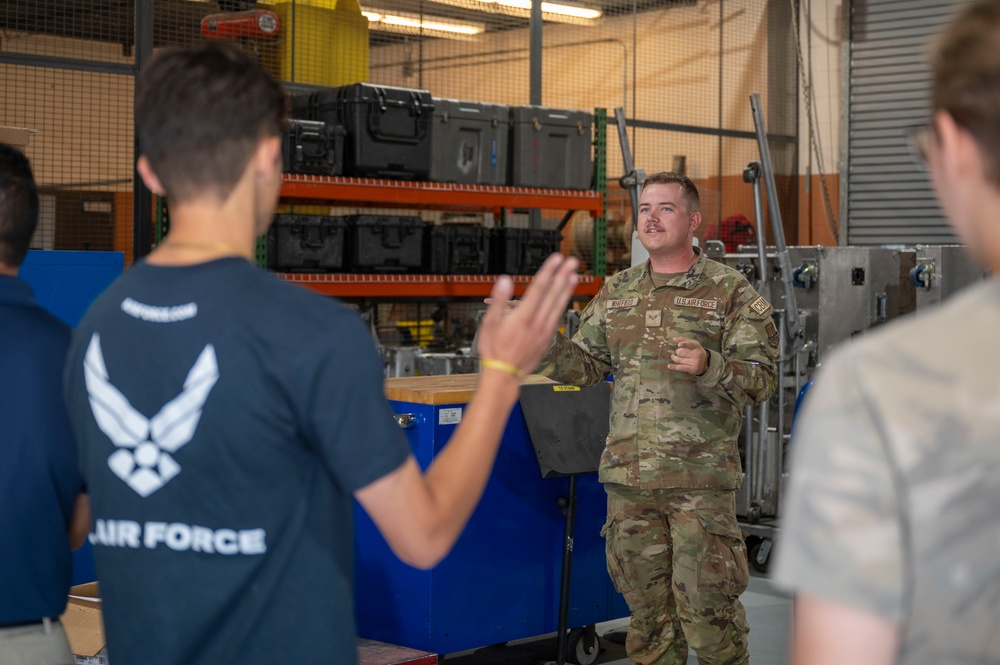 341 MXG Airmen give a tour to DEP members