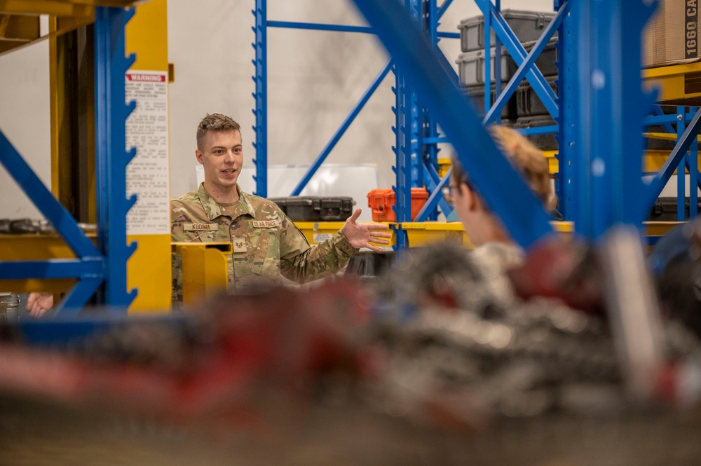 341 MXG Airmen give a tour to DEP members