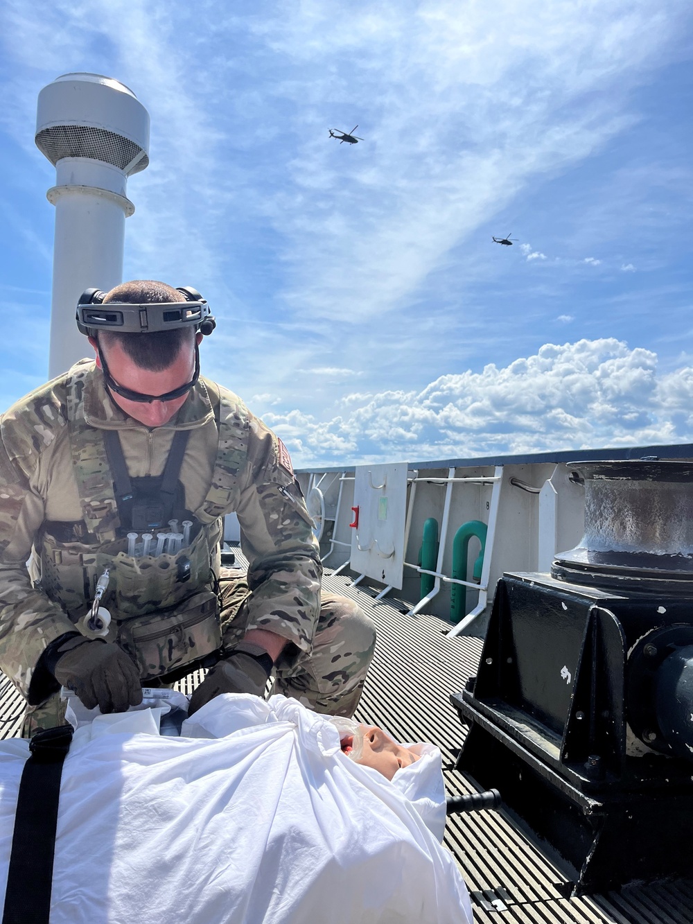 National Guard Conducts Air/Land/Sea Training in the Great Lakes