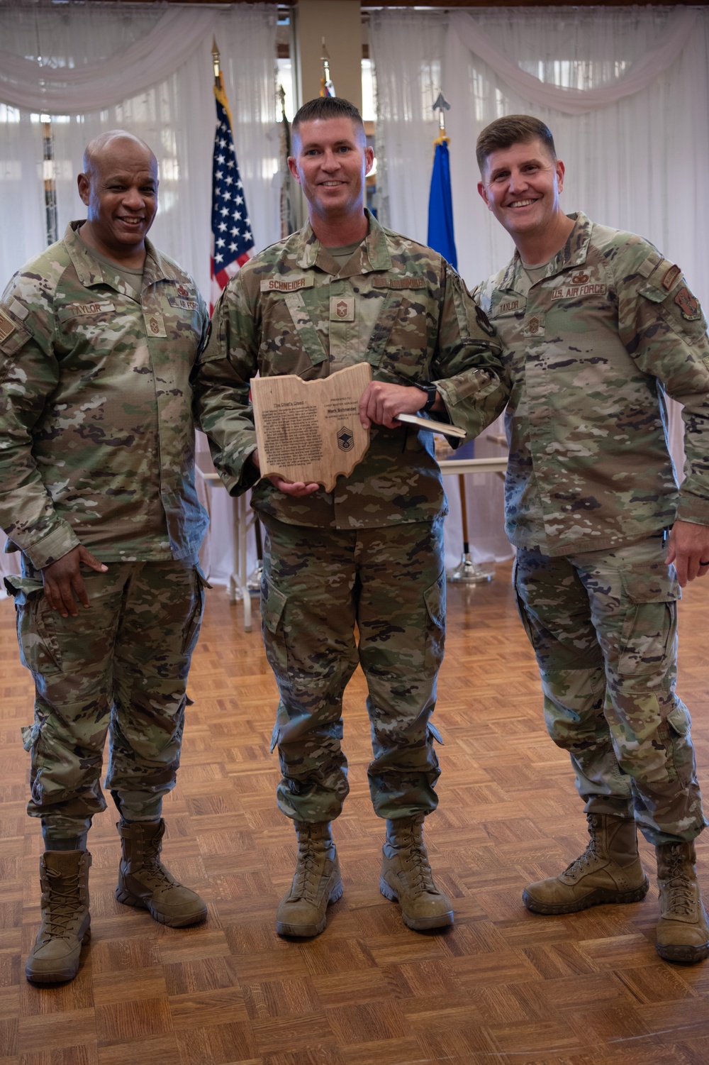 Ohio Air National Guard Chief's Huddle