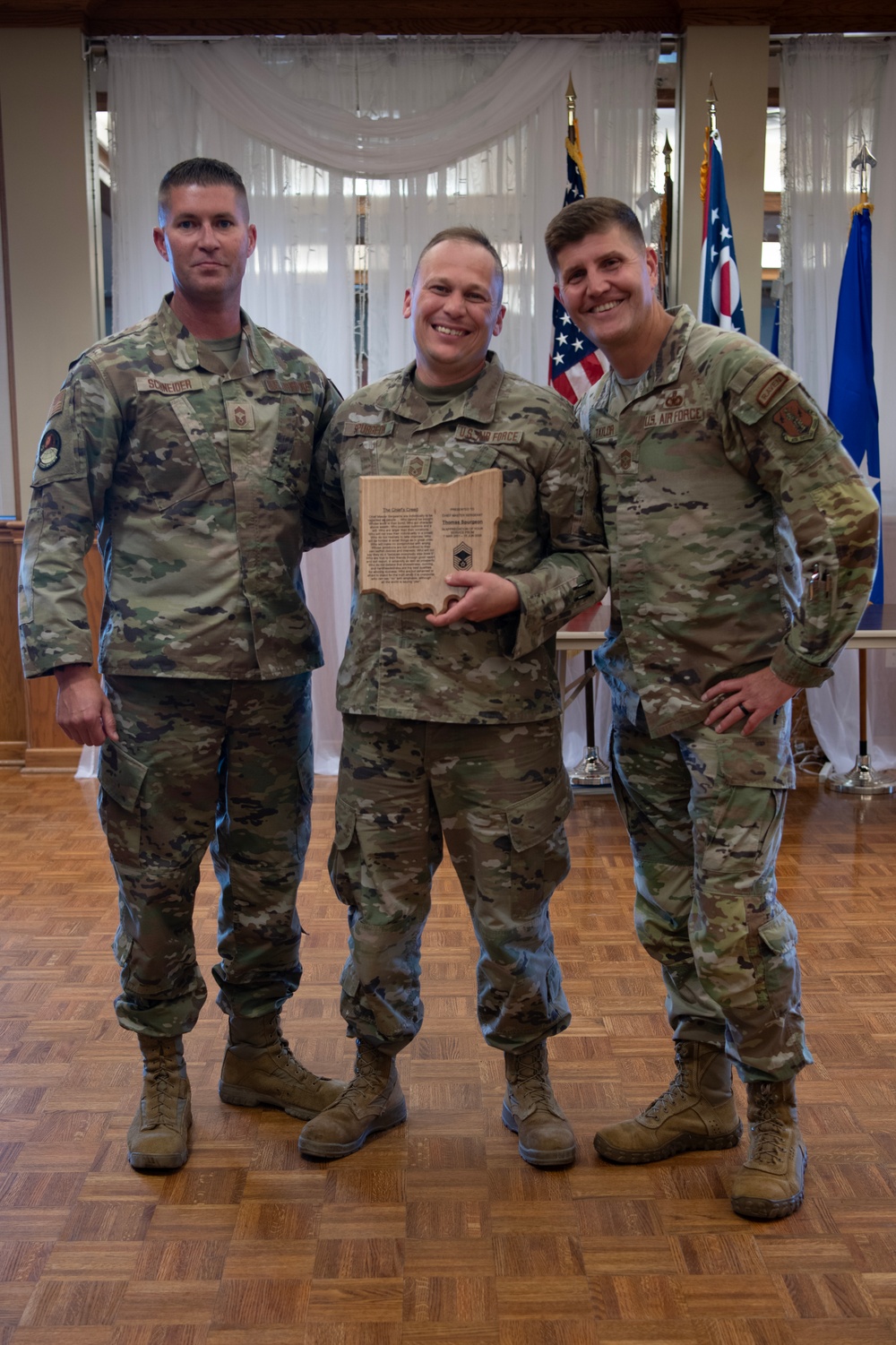 Ohio Air National Guard Chief's Huddle