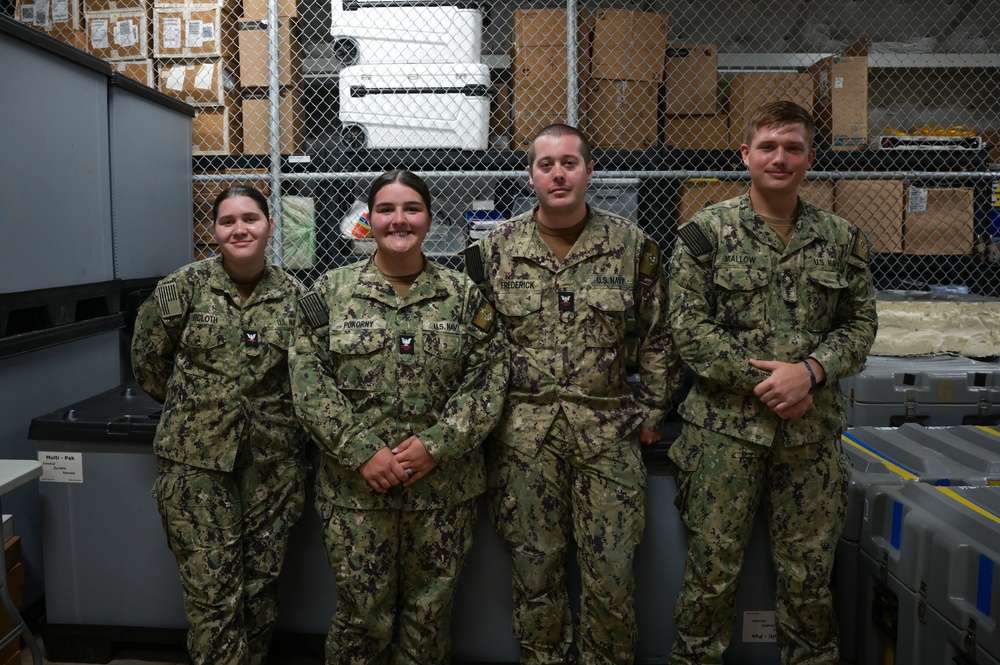 Four-person U.S. Navy team fabricates nearly 400 no-cost prescription glasses during 2024 Guam Wellness