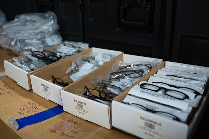 Four-person U.S. Navy team fabricates nearly 400 no-cost prescription glasses during 2024 Guam Wellness