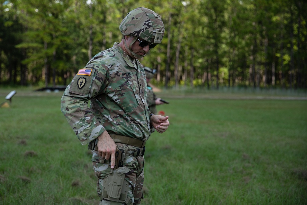 Commanding General handles M17 pistol