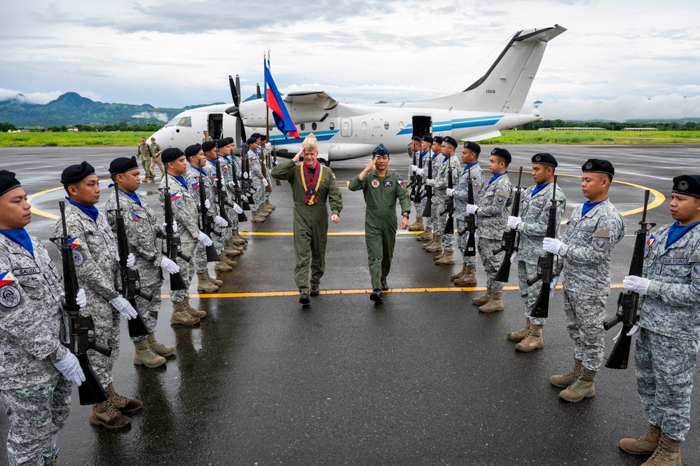 Commander of U.S. Indo-Pacific Command tours Basa Air Base in the Philippines