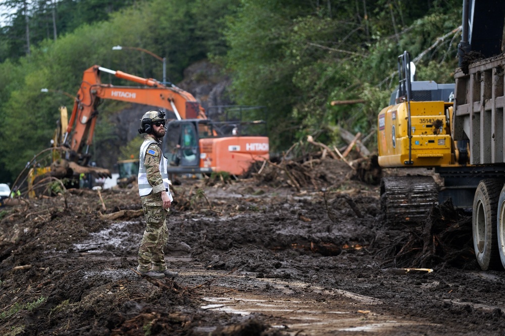 Alaska Organized Militia mobilizes six to support Ketchikan landslide response