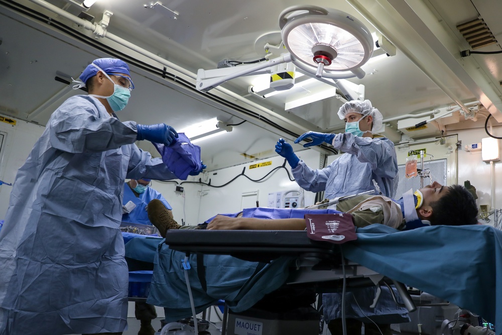 121st Field Hospital pushes limits in Role 3 mass casualty exercise during Ulchi Freedom Shield 2024