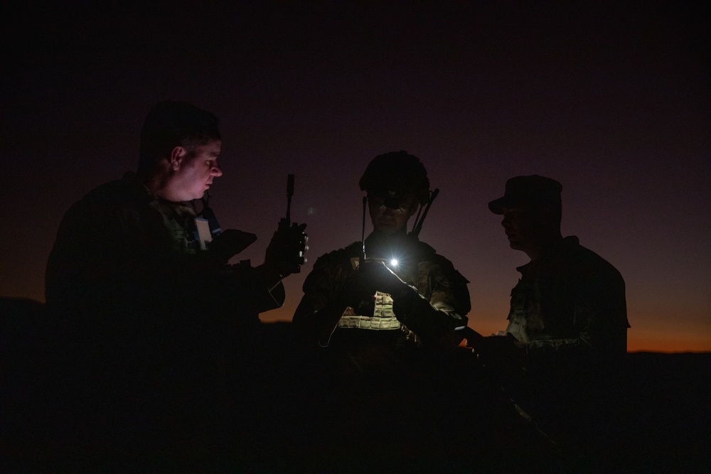 3-509th Paratroopers Conduct Nighttime Jump During Southern Fenix 24