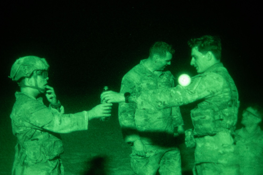 3-509th Paratroopers Conduct Nighttime Jump During Southern Fenix 24