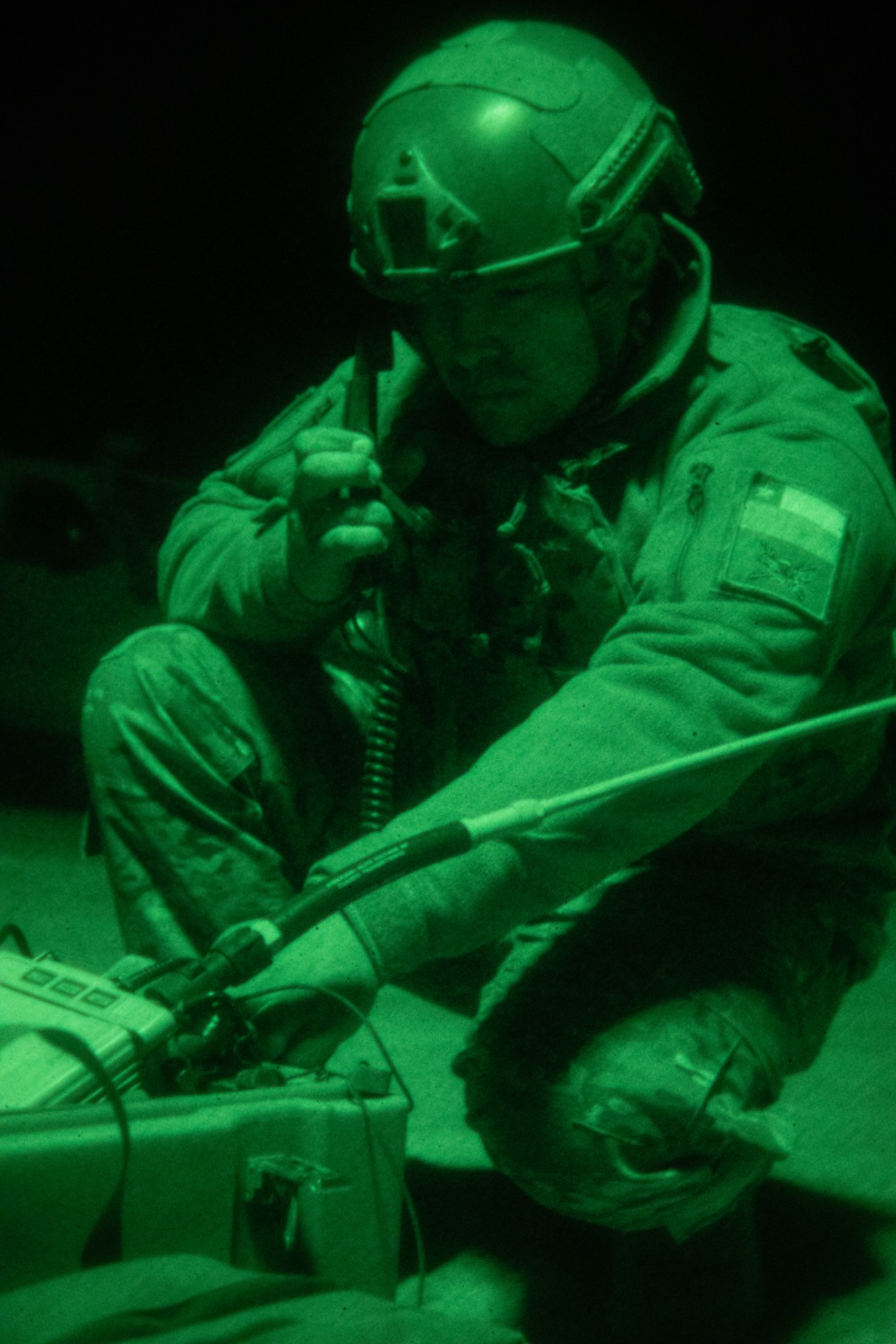 3-509th Paratroopers Conduct Nighttime Jump During Southern Fenix 24