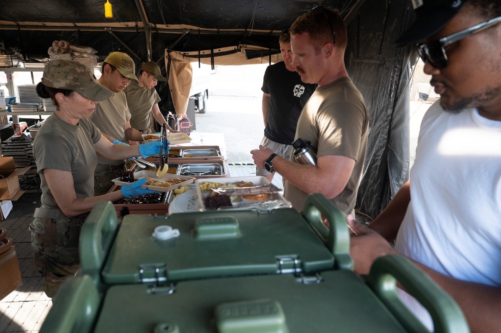 Services Airmen feed the masses at Agile Flag 24-3