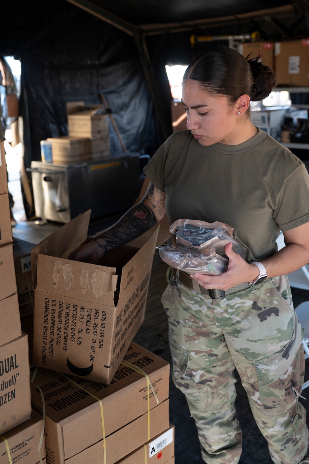 Services Airmen feed the masses at Agile Flag 24-3