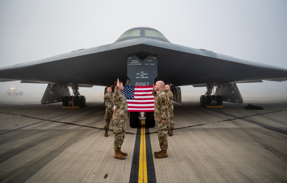 110th EBS member takes his final oath of enlistment during BTF deployment