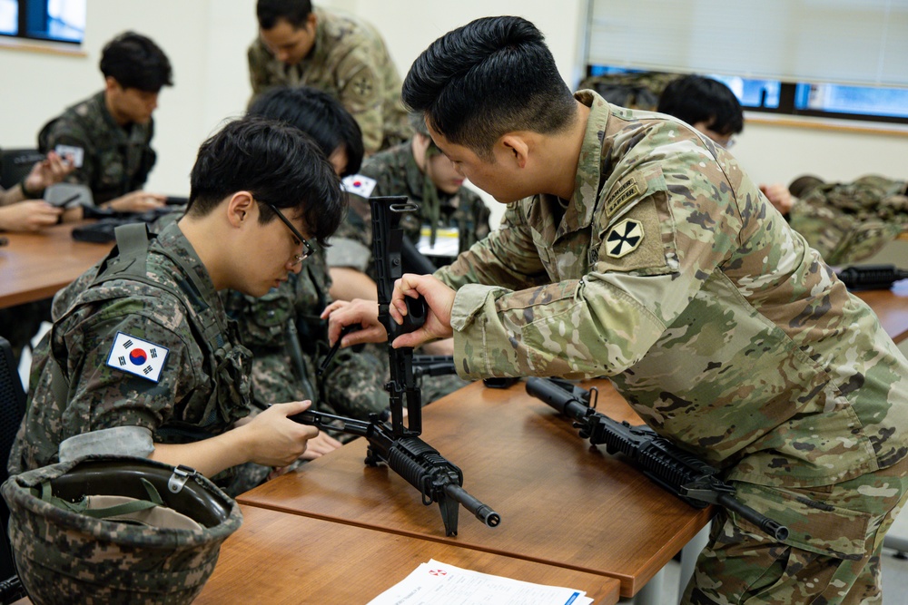 Former KATUSAs undergo mobilization exercise at Camp Humphreys