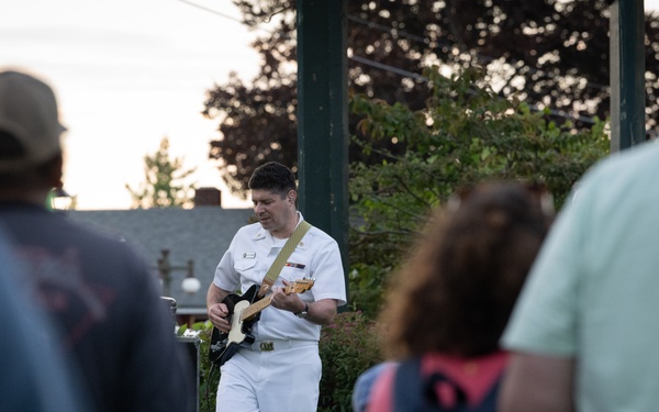 Navy Band Country Current performs in Bar Harbor