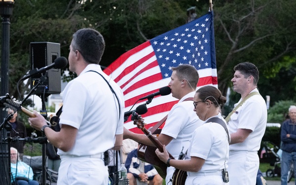 Navy Band Country Current performs in Bar Harbor