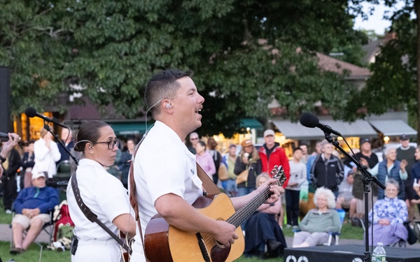 Navy Band Country Current performs in Bar Harbor