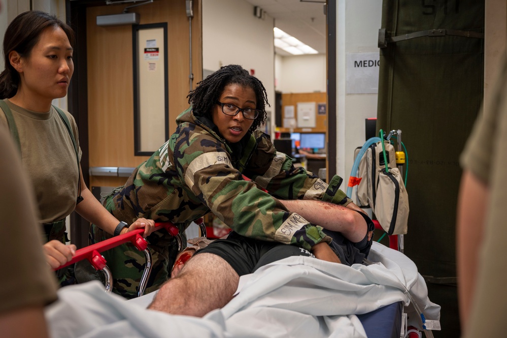 Joint simulated mass casualty demonstrates elite readiness
