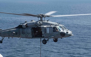 IKE Conducts Ammo Offload in the Atlantic Ocean