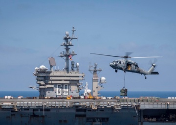 Bombs Away: IKE Completes Tri-Carrier Ammo Off-Load