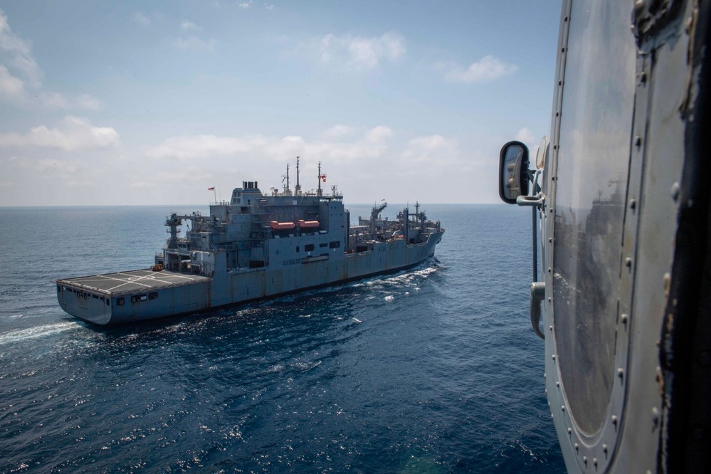 IKE Conducts Ammo Offload in the Atlantic Ocean