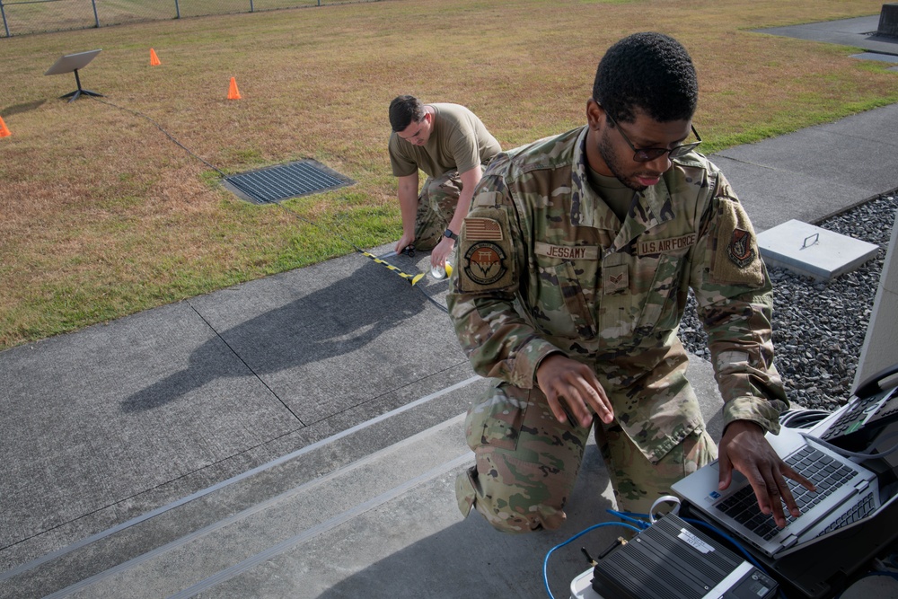 374th CS display expeditionary readiness during Adamantium Shield II