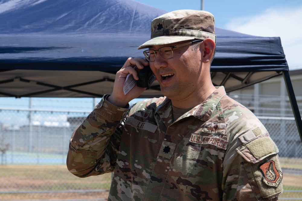 374th CS display expeditionary readiness during Adamantium Shield II