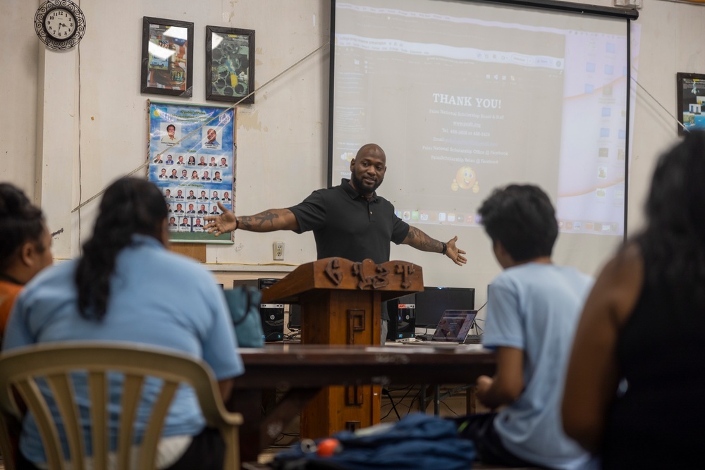 Koa Moana 24: Medical Recruiting Event at Palau High School