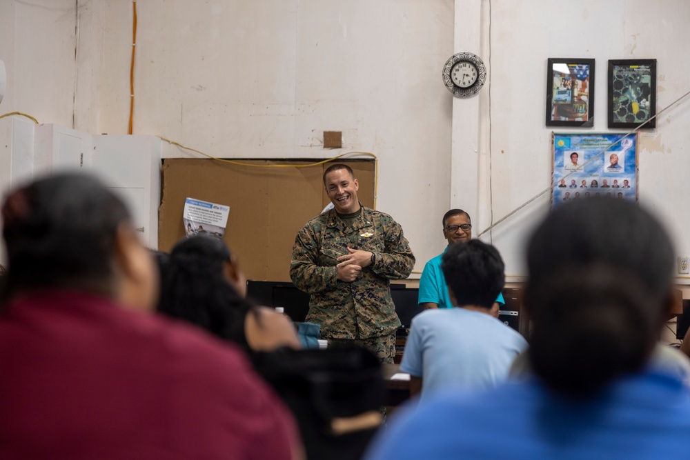 Koa Moana 24: Medical Recruiting Event at Palau High School