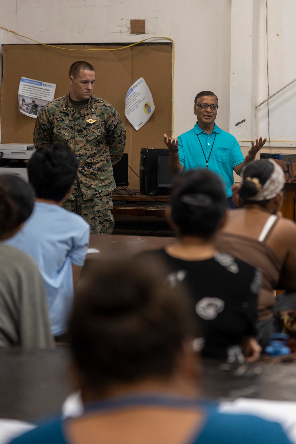 Koa Moana 24: Medical Recruiting Event at Palau High School