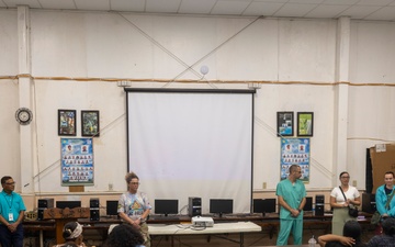 Koa Moana 24: Medical Recruiting Event at Palau High School