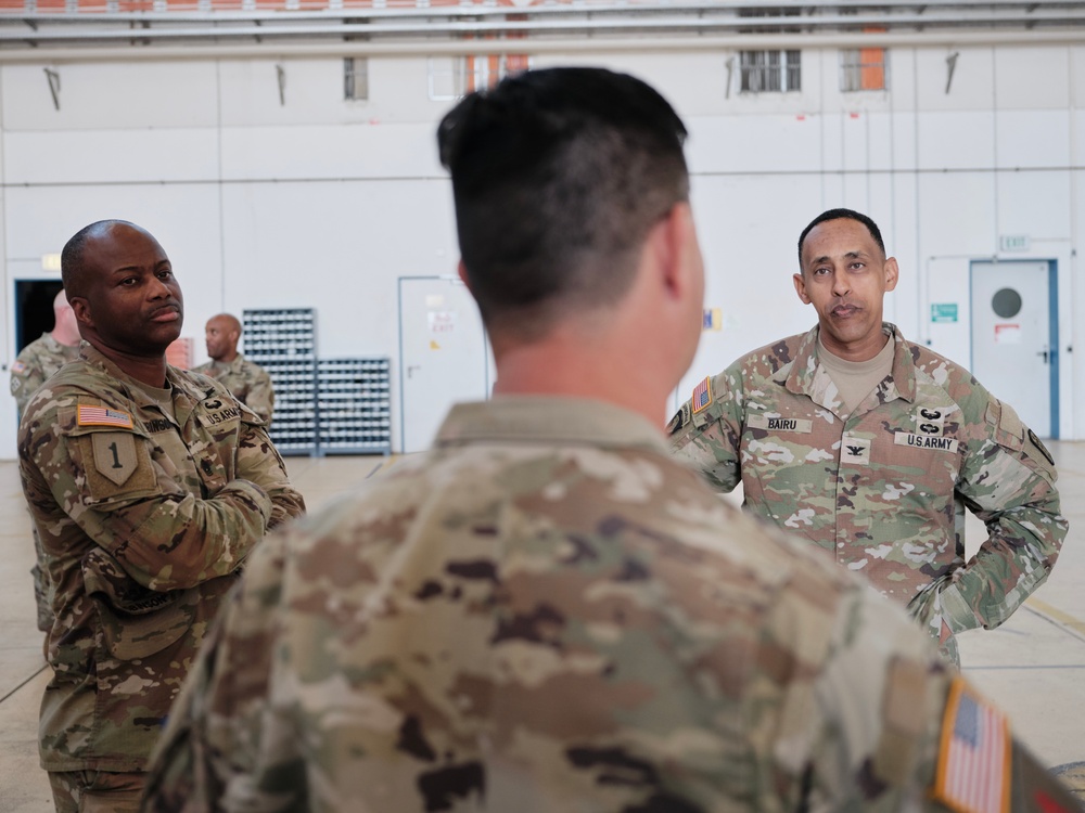 52D Command Team Maintence Terrain Walk at 1-57 ADAR