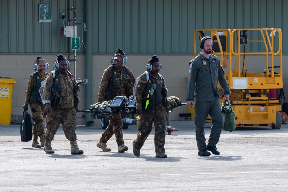 USAF, RAAF and PNGDF training efforts culminate with aeromedical evacuation FTX during Pac Angel 24-1