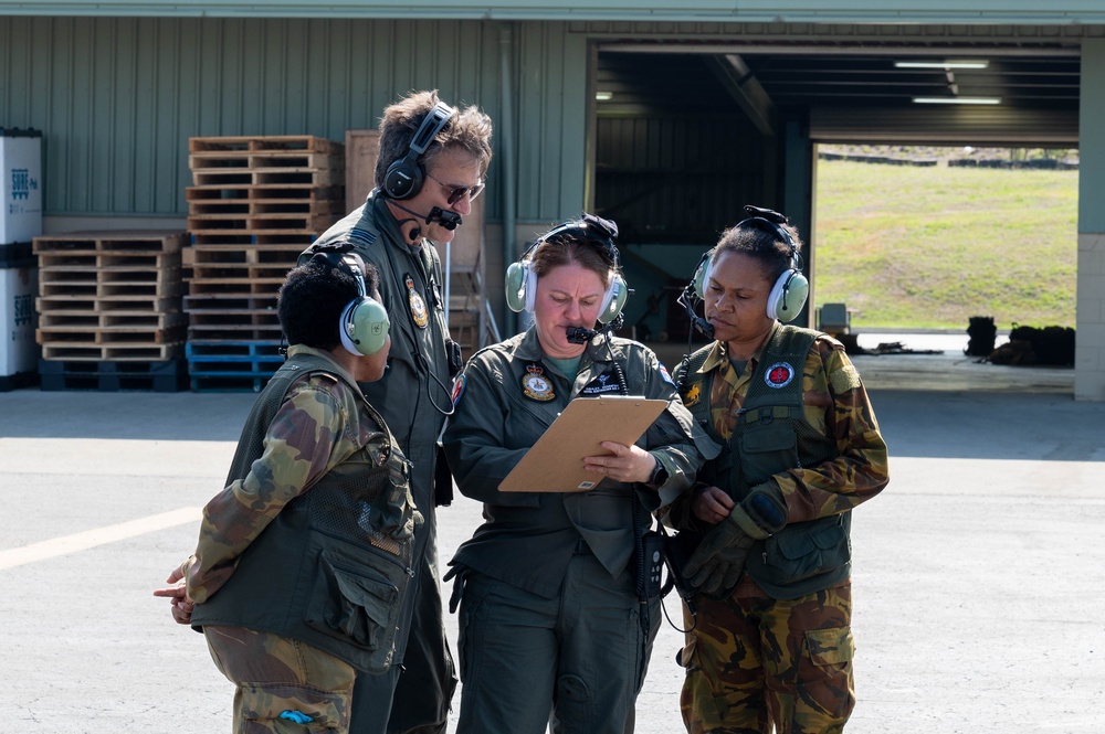 USAF, RAAF and PNGDF training efforts culminate with aeromedical evacuation FTX during Pac Angel 24-1