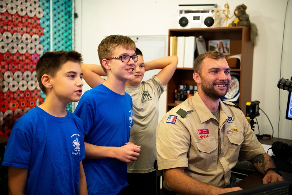 Troop 323 visits AFN Aviano [Image 1 of 6]