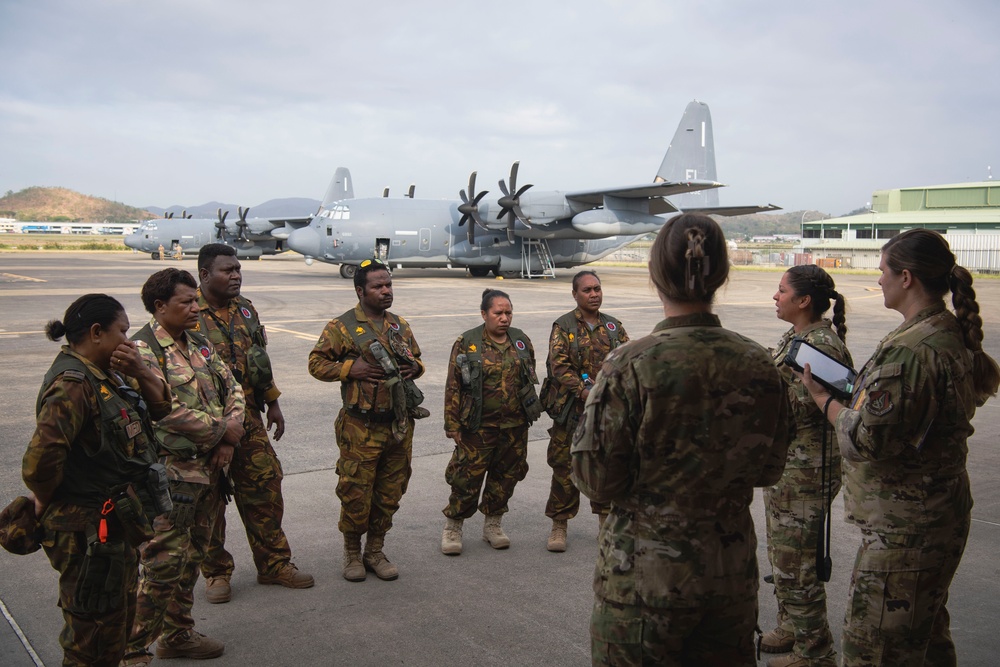 USAF, RAAF and PNGDF training efforts culminate with aeromedical evacuation FTX during Pac Angel 24-1