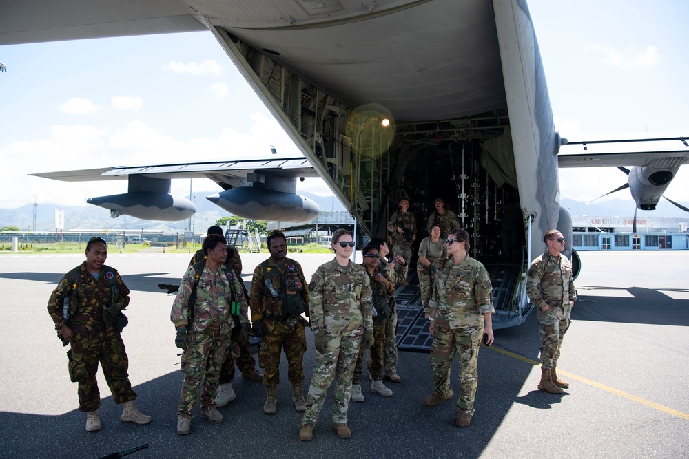 USAF, RAAF and PNGDF training efforts culminate with aeromedical evacuation FTX during Pac Angel 24-1