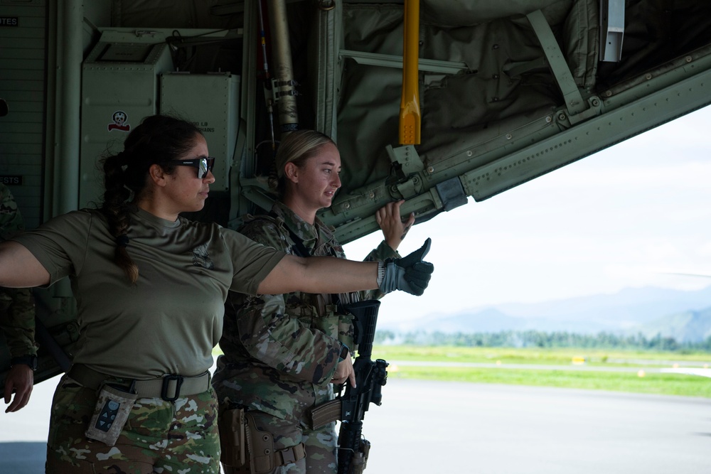 USAF, RAAF and PNGDF training efforts culminate with aeromedical evacuation FTX during Pac Angel 24-1